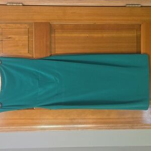 Elegant Green Strapless Dress